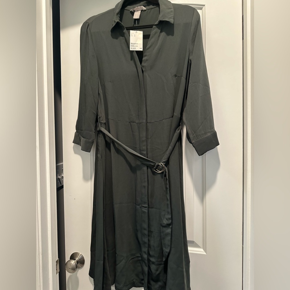 HM Belted Shirt Dress.